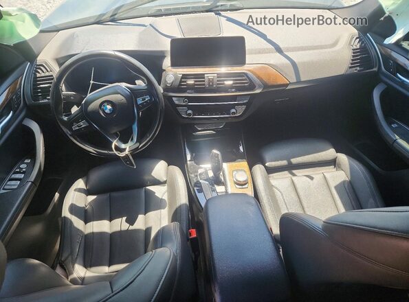5UXTY3C02LLU71815 2020 BMW X3 Black Vista del salpicadero