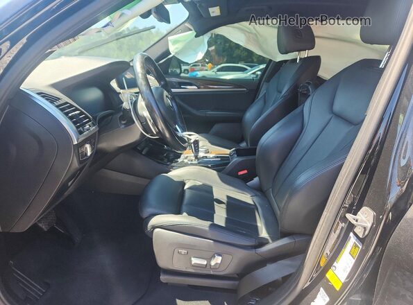 5UXTY3C02LLU71815 2020 BMW X3 Black Vista interior delantera
