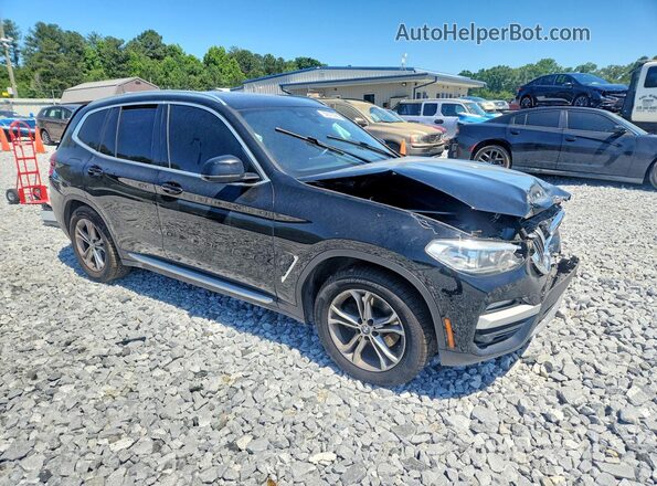 5UXTY3C02LLU71815 2020 BMW X3 Black Delantero derecho