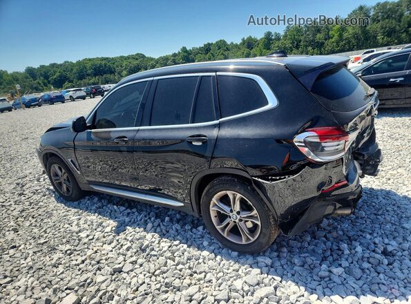 5UXTY3C02LLU71815 2020 BMW X3 Black Trasero izquierdo
