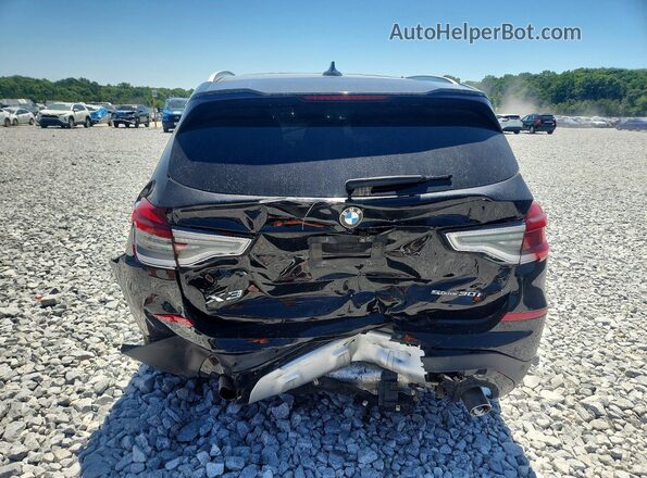 5UXTY3C02LLU71815 2020 BMW X3 Black Vista trasera