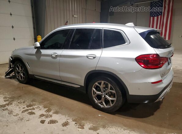 5UXTY3C02M9F52072 2021 BMW X3 Silver Rear left