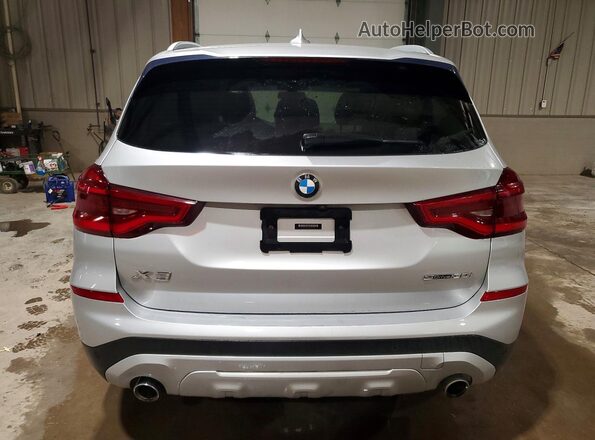 5UXTY3C02M9F52072 2021 BMW X3 Silver Rear view