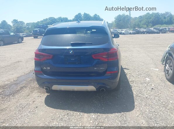 5UXTY3C02M9H33124 2021 BMW X3 Синий 