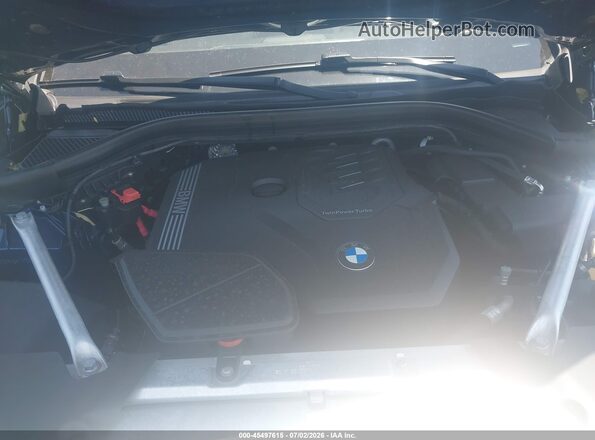 5UXTY3C02M9H33124 2021 BMW X3 Синий Вид сзади