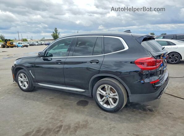 5UXTY3C03M9E10605 2021 BMW X3 Black უკანა მარცხენა