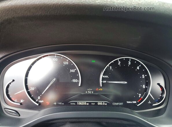 5UXTY3C03M9E10605 2021 BMW X3 Black ხელსაწყოთა პანელის ხედი