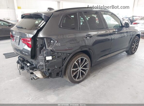 5UXTY3C03M9G62791 2021 BMW X3 Black Задня права чверть