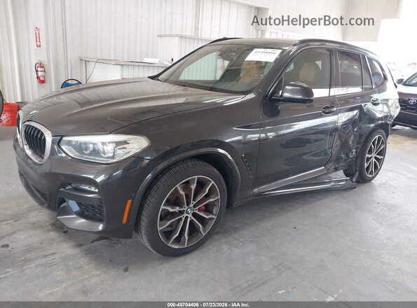 5UXTY3C03M9G62791 2021 BMW X3 Black Передня ліва чверть