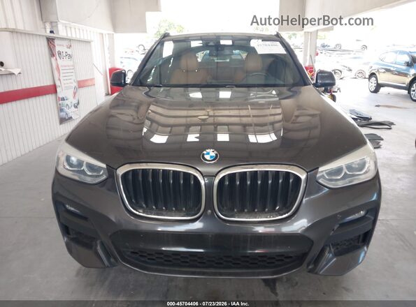 5UXTY3C03M9G62791 2021 BMW X3 Black Вид задньої частини салону