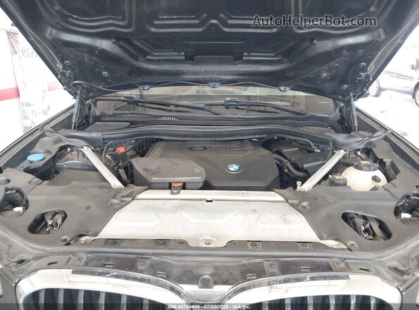 5UXTY3C03M9G62791 2021 BMW X3 Black Вид ззаду