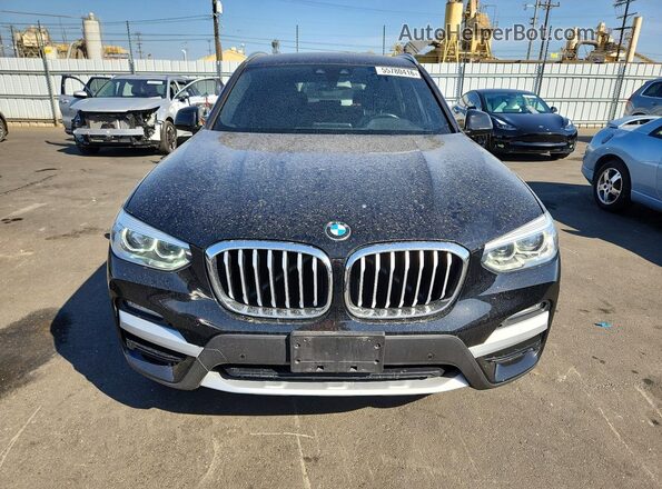 5UXTY3C04L9C87475 2020 BMW X3 Black Front view