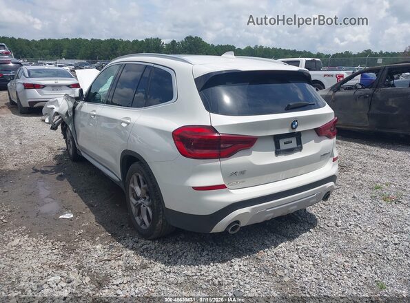 5UXTY3C04M9E86589 2021 BMW X3 White Հետևի ձախ