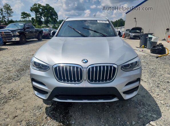 5UXTY3C04M9H67324 2021 BMW X3 Silver Front view