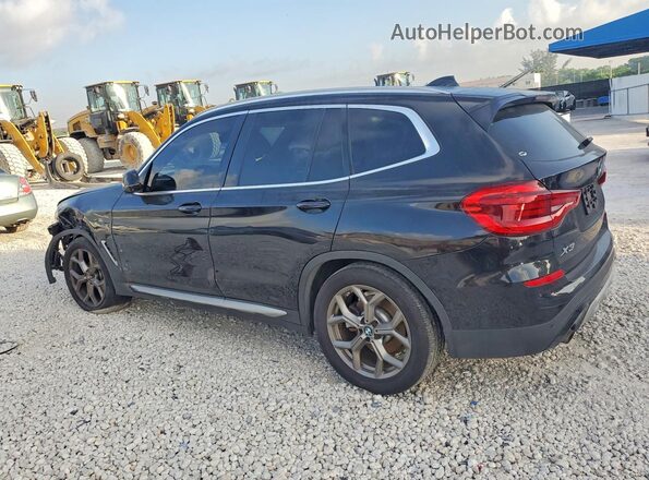 5UXTY3C05L9C85122 2020 BMW X3 Black Trasero izquierdo