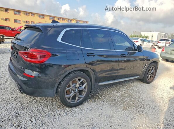 5UXTY3C05L9C85122 2020 BMW X3 Black Trasero derecho