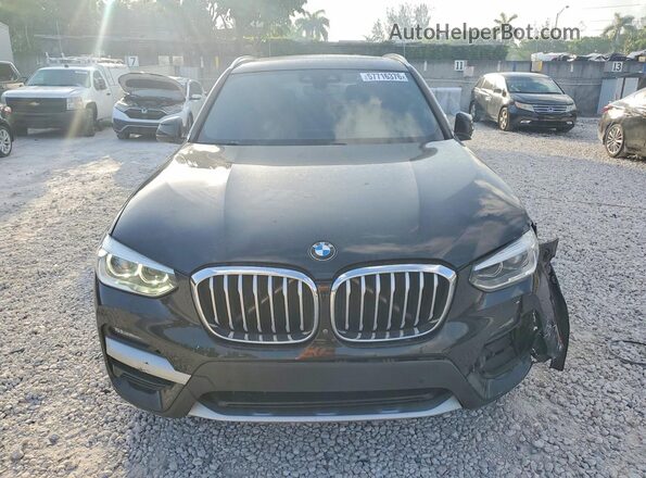 5UXTY3C05L9C85122 2020 BMW X3 Black Vista frontal