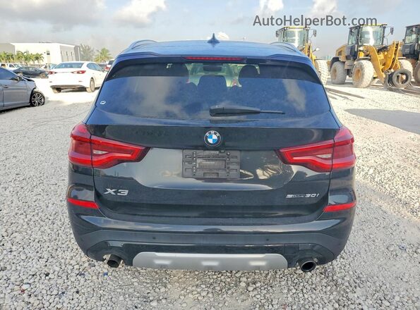 5UXTY3C05L9C85122 2020 BMW X3 Black Vista trasera