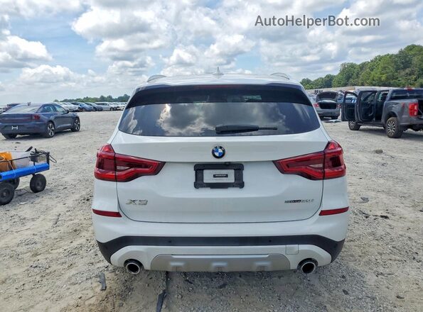 5UXTY3C06L9C71505 2020 BMW X3 White Rear view