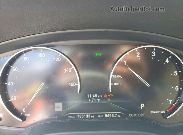 5UXTY3C06M9E85427 2021 BMW X3 Белый Вид щитка приборов