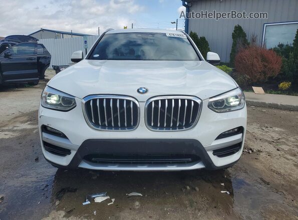 5UXTY3C06M9E85427 2021 BMW X3 Белый Вид спереди