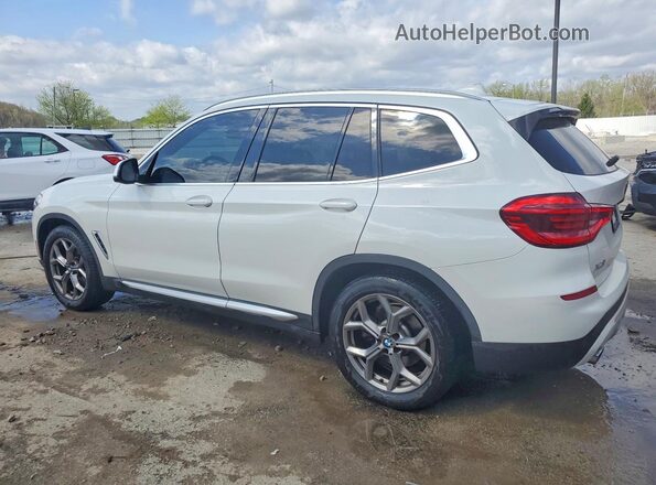 5UXTY3C06M9E85427 2021 BMW X3 Белый Задняя левая четверть