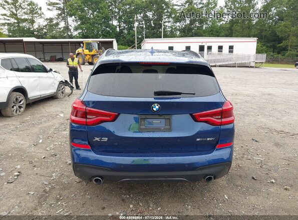 5UXTY3C06M9F37638 2021 BMW X3 Blue 