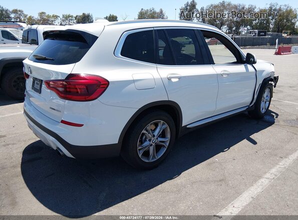 5UXTY3C07M9E60407 2021 BMW X3 White Rear right