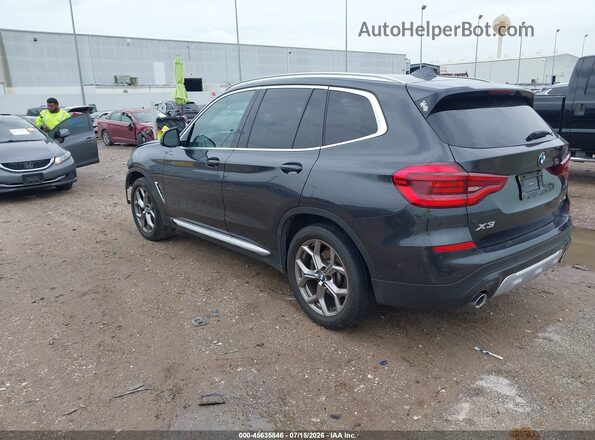 5UXTY3C07M9G24254 2021 BMW X3 Gray Rear left
