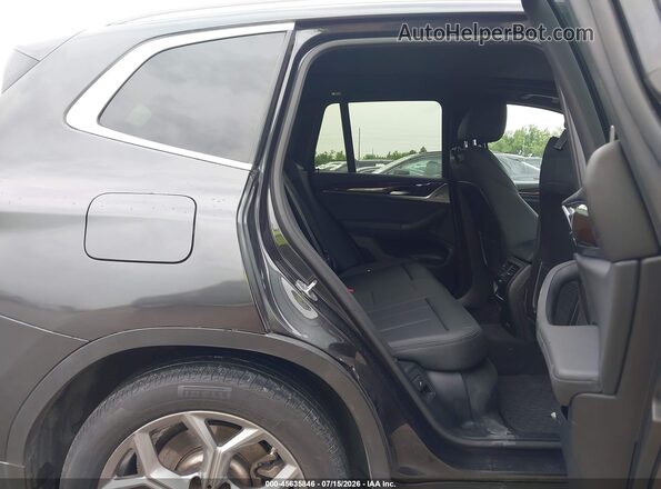 5UXTY3C07M9G24254 2021 BMW X3 Gray VIN sticker view