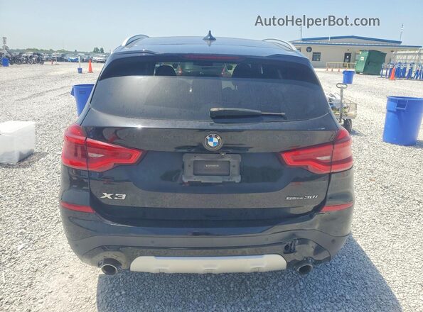 5UXTY3C08L9B07835 2020 BMW X3 Black Rear view