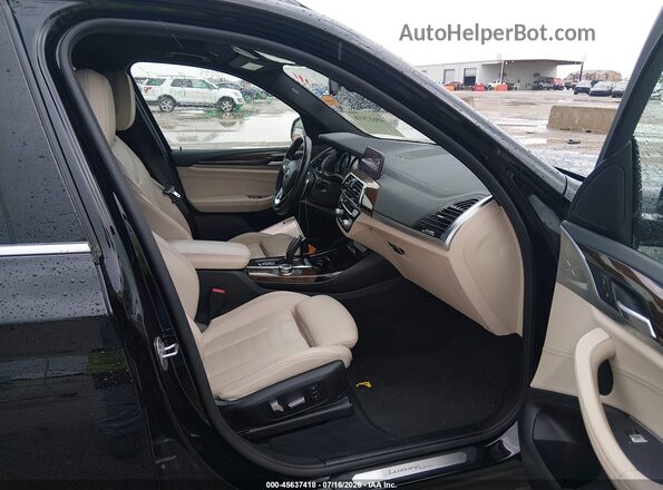 5UXTY3C08L9C35766 2020 BMW X3 Черный Вид салона спереди