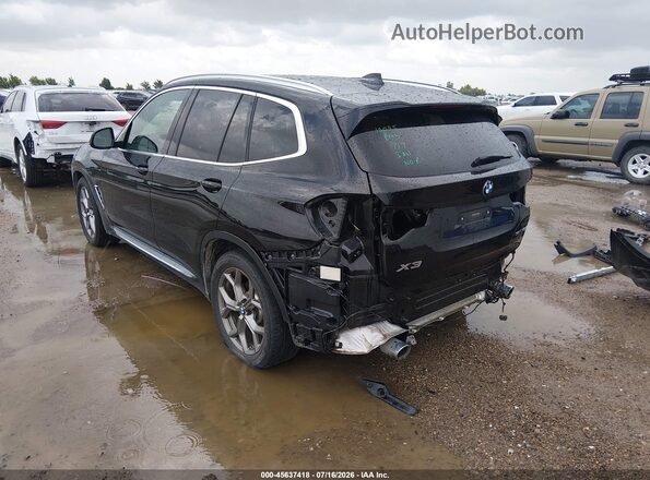 5UXTY3C08L9C35766 2020 BMW X3 Черный Задняя левая четверть