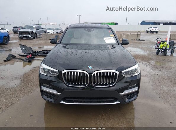 5UXTY3C08L9C35766 2020 BMW X3 Черный Вид задней части салона
