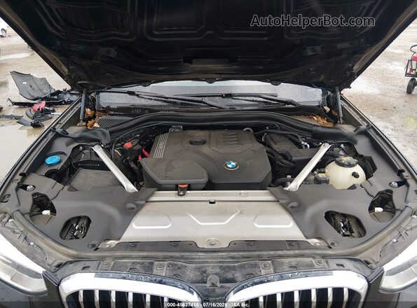 5UXTY3C08L9C35766 2020 BMW X3 Черный Вид сзади