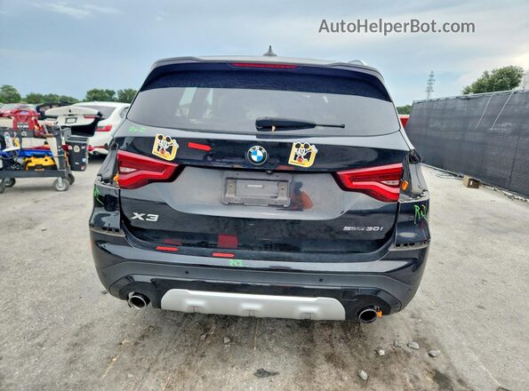 5UXTY3C08M9E19932 2021 BMW X3 Black Rear view