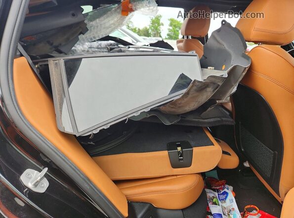 5UXTY3C08M9E19932 2021 BMW X3 Black Rear interior view