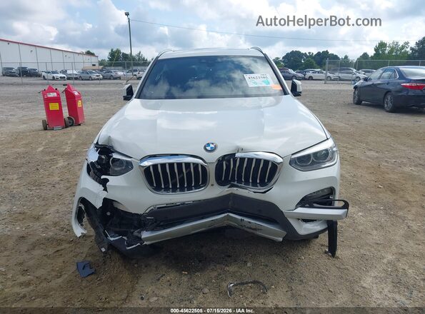 5UXTY3C08M9F29475 2021 BMW X3 White ხელსაწყოთა პანელის ხედი