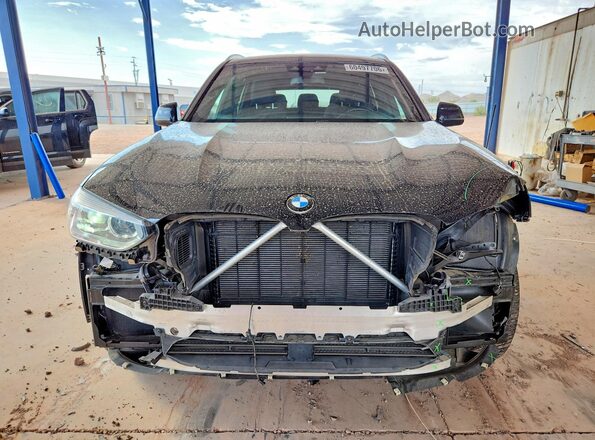 5UXTY3C09L9D07199 2020 BMW X3 Black წინა ხედი