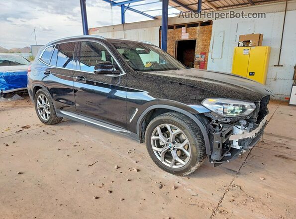5UXTY3C09L9D07199 2020 BMW X3 Black წინა მარჯვენა