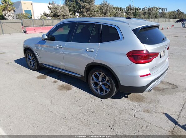 5UXTY3C09LLU72248 2020 BMW X3 Silver Rear left