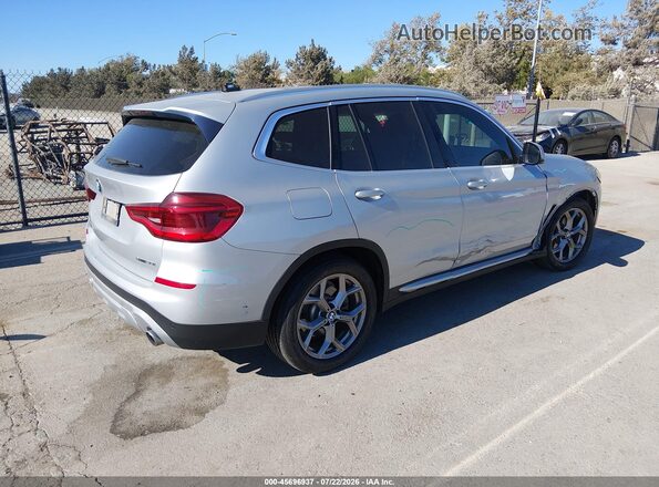 5UXTY3C09LLU72248 2020 BMW X3 Silver Rear right