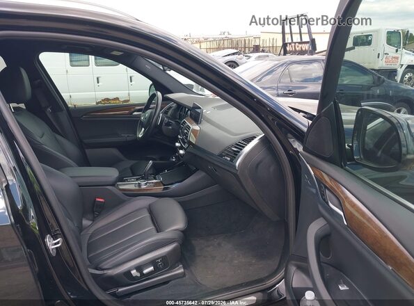 5UXTY3C0XL9B39783 2020 BMW X3 Black Սալոնի դիմացի տեսք
