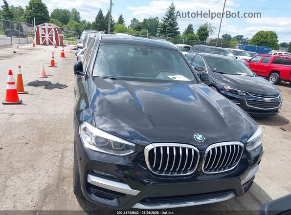 5UXTY3C0XL9B39783 2020 BMW X3 Black Սարքավորումների վահանակի տեսք