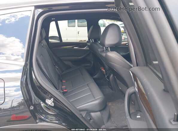 5UXTY3C0XL9B39783 2020 BMW X3 Black VIN կոդի պիտակի տեսք