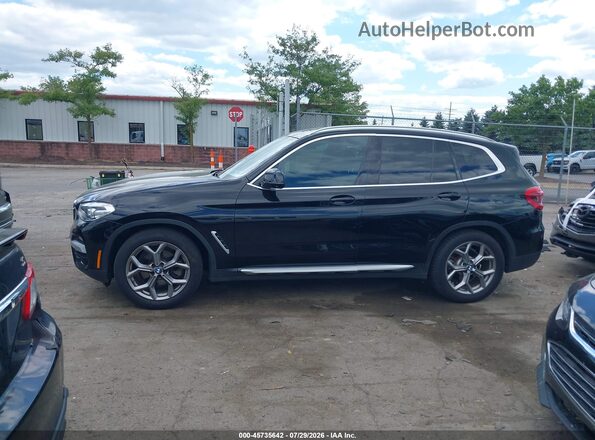 5UXTY3C0XL9B39783 2020 BMW X3 Black Սալոնի 360 աստիճան տեսք