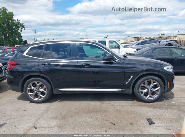 5UXTY3C0XL9B39783 2020 BMW X3 Black Սալոնի հետևի տեսք