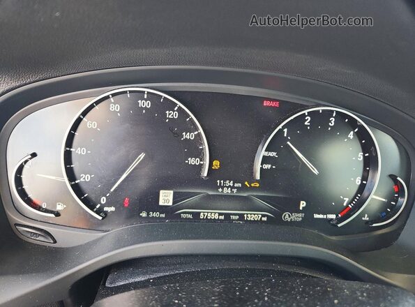 5UXTY3C0XM9E39566 2021 BMW X3 Gray Вид щитка приладів