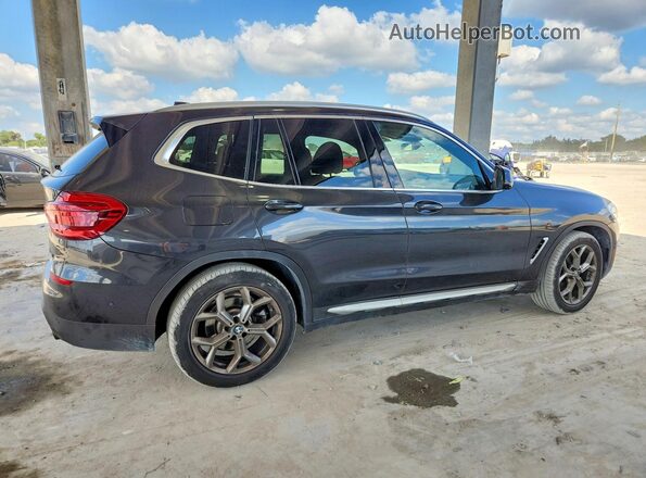 5UXTY3C0XM9E39566 2021 BMW X3 Gray Задня права чверть