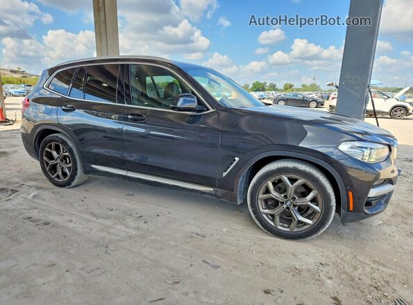 5UXTY3C0XM9E39566 2021 BMW X3 Gray Передня права чверть